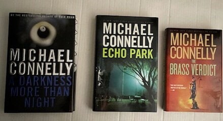Three Michael Connelly Novels - A Darkness More Than Night, The Brass Verdict, Echo Park