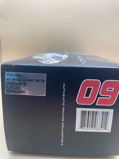 Mark Martin 2009 #5 HMS 25th Anniversary Color Chrome 1:24 Scale Car
