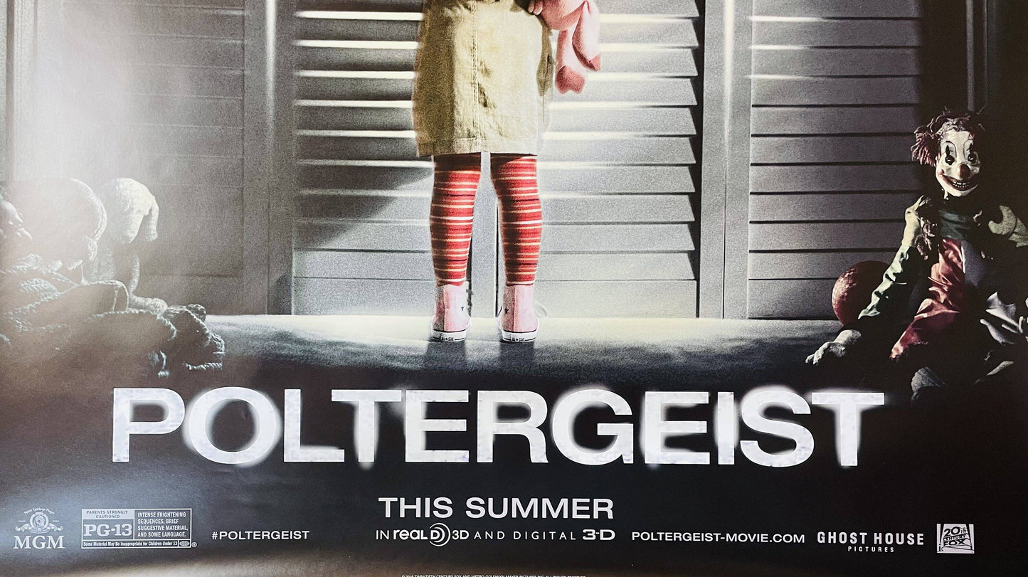 Poltergeist Movie Poster.  Giant 4 x 6 feet. 2015.