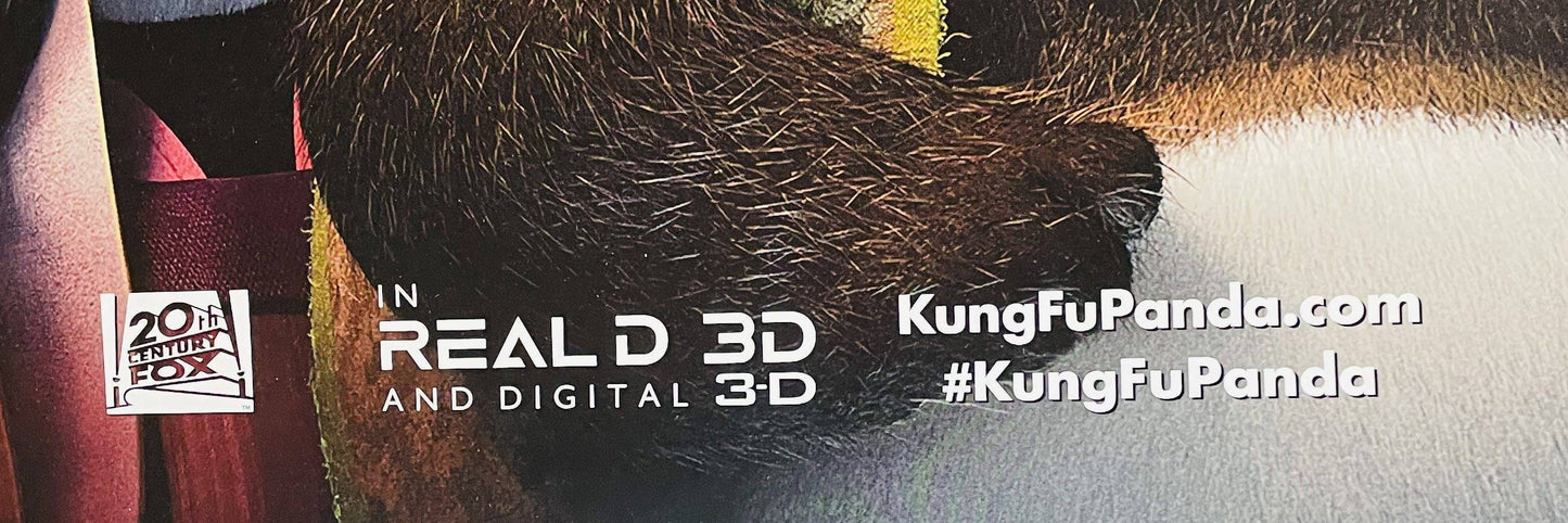 Kung Fu Panda 3 Movie Poster.  Giant 4 x 6 feet.