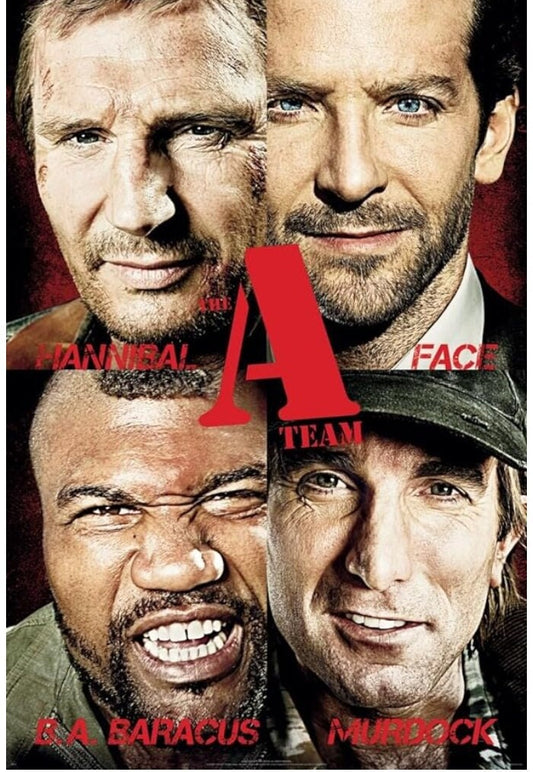 Original movie poster for The A Team - 27 X 40 inches, double-sided, and printed on high quality paper