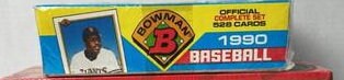 1990 Bowman Baseball Card Sets Sealed (528 Cards)