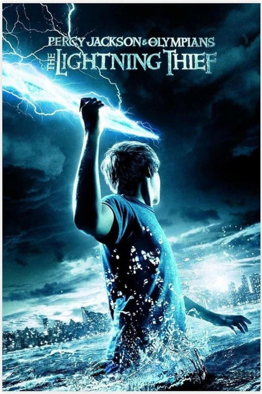 Original movie poster for Percy Jackson & the Olympians: The Lightning Thief  - 27 X 40 inches, double-sided, printed on high quality paper