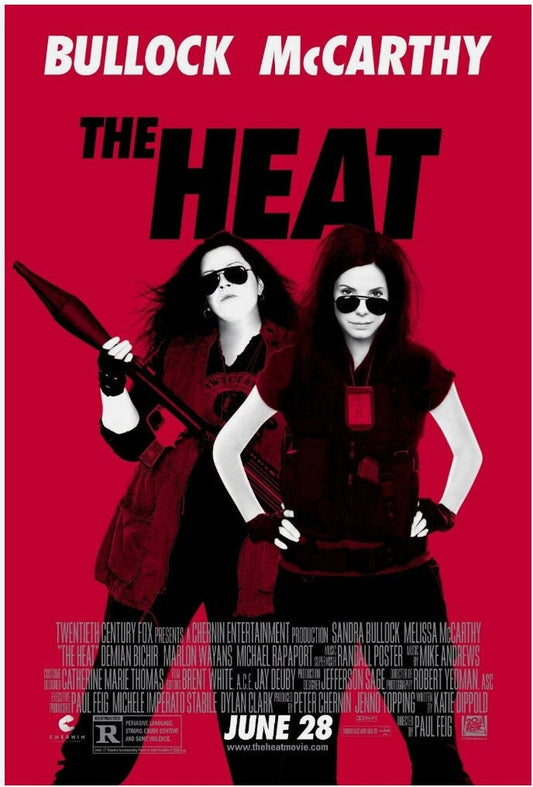 Original movie poster for The Heat - 27 X 40 inches, double-sided, printed on high quality paper
