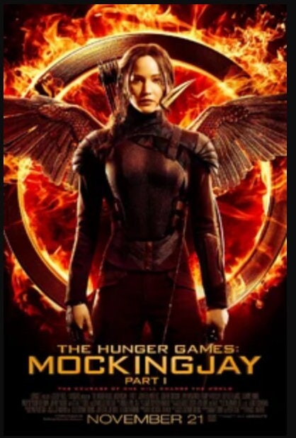 Original movie poster for The Hunger Games - Katniss Everdeen - 27 X 40 inches, double-sided, and printed on high quality paper