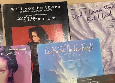 14 Sets of Sheet Music for Both Contemporary Songs and Classic Favorites. Great Price!!!