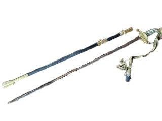 Antique Cut & Thrust Sword and Scabbard, Stamped USN, 39” from Tip to Pommel