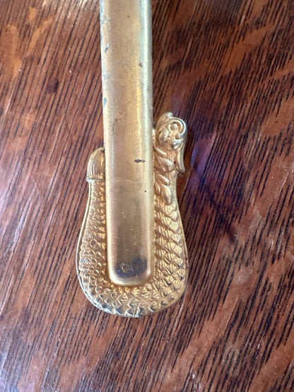 Antique Cut & Thrust Sword and Scabbard, Stamped USN, 39” from Tip to Pommel