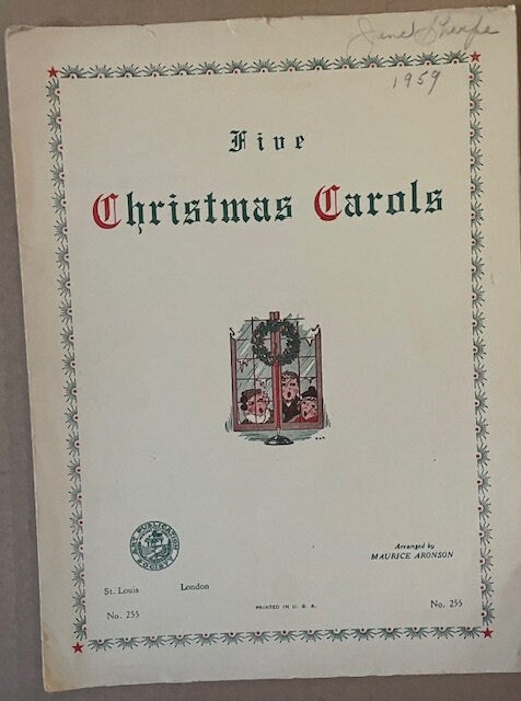 Vintage Christmas Sheet Music Collection. Classics for the guitar, piano, to sing along.