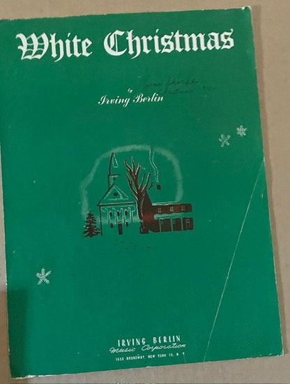 Vintage Christmas Sheet Music Collection. Classics for the guitar, piano, to sing along.