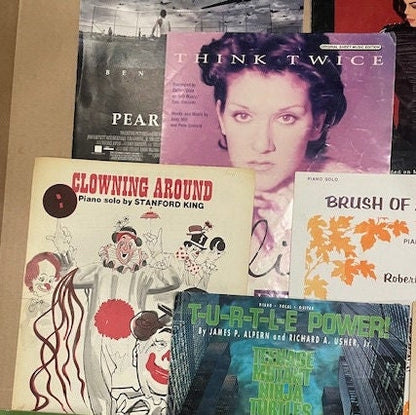 14 Sets of Sheet Music for Both Contemporary Songs and Classic Favorites. Great Price!!!