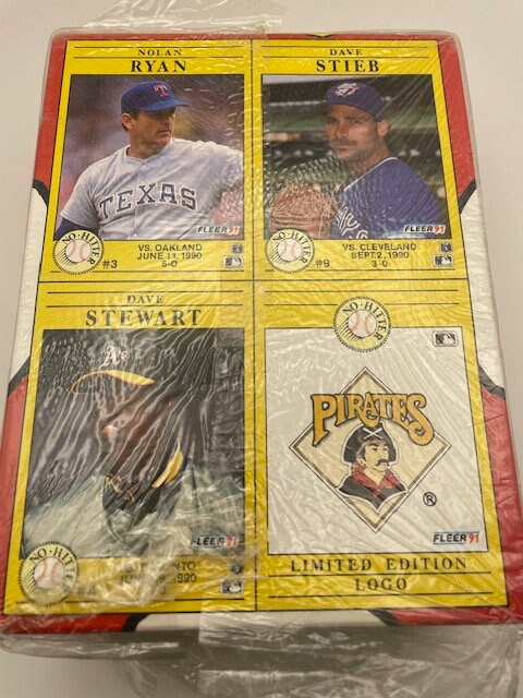 1991 Fleer Baseball Box of Sealed Card Packs (36 Packs)