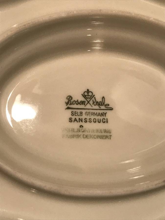 Vintage Rosenthal "Sans Souci" Pattern German Fine Porcelain China - Coffee and Tea Service.