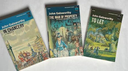 Experience the Epic Saga of the Forsyte Family with These Three Classic Novels by John Galsworthy!