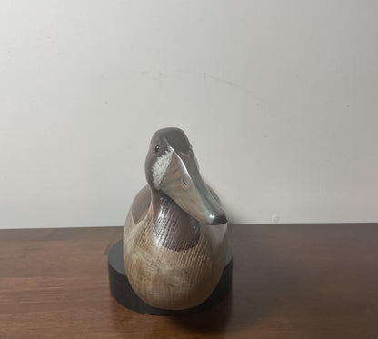 Vintage Hand-Carved, Hand-Painted Wooden Duck Decoy - Pintail